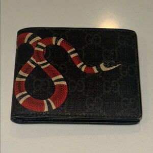 Gucci Kingsnake Black Wallet